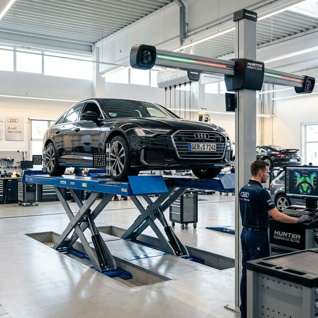 Wheel alignment at Newcastle Automotive Repair