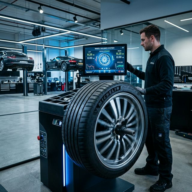 High speed wheel balancing